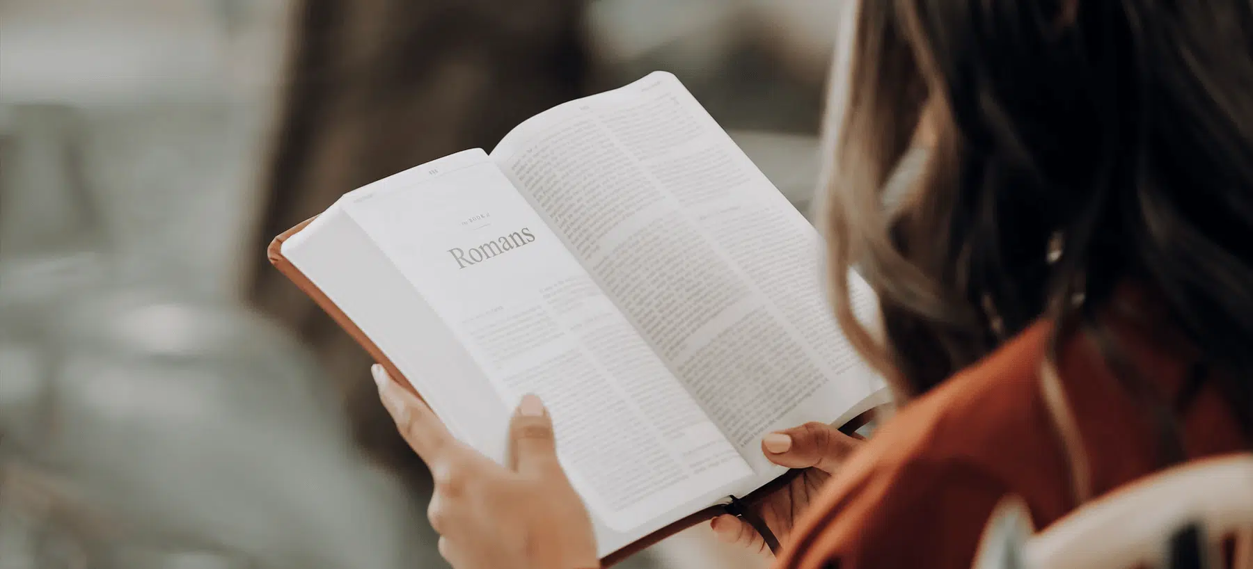 a hand holding a book